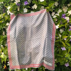 SOLD!!  Anne Klein Silk Square Scarf